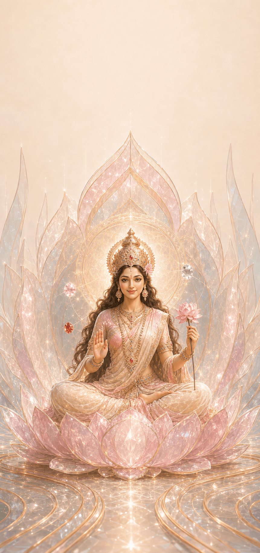 รายละเอียดงานแก้ว อัญมณี และแสงในวอลเปเปอร์ SIRIMU DIVINE